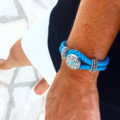 Grecian blue bracelet
