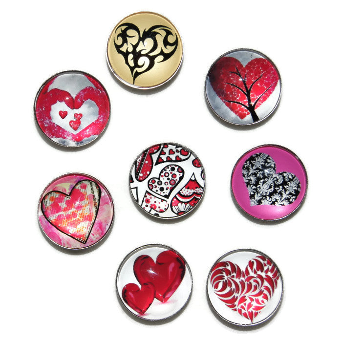 Metal hot sale heart charms