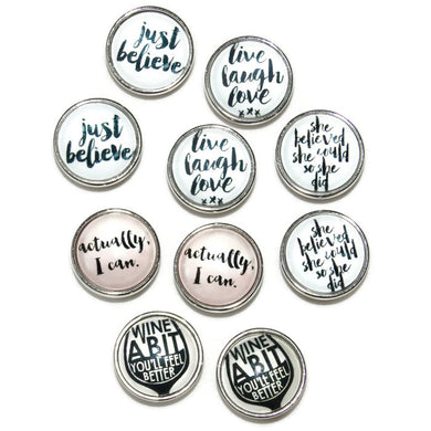 Quote charms
